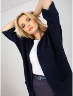 Dámsky sveter LO SW LK 3002 kardigan.98P tmavo modrý Dámsky sveter LO SW LK 3002 kardigan.98P tmavo modrý