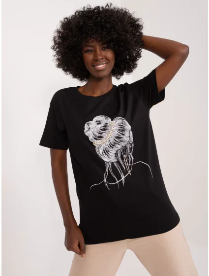 Tričko PM TS 7503.84 čierne Tričko PM TS 7503.84 čierne