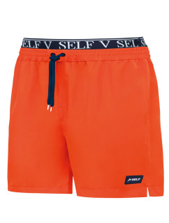 Pánské plavky model 18630456 Summer Shorts neonově oranžové - Self