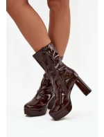 Topánky na podpätku model 219265 Krok vo veľkom štýle