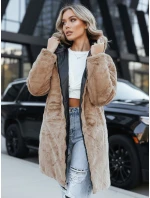 Dámská dlouhá prošívaná bunda černá model 21994236 - Dstreet