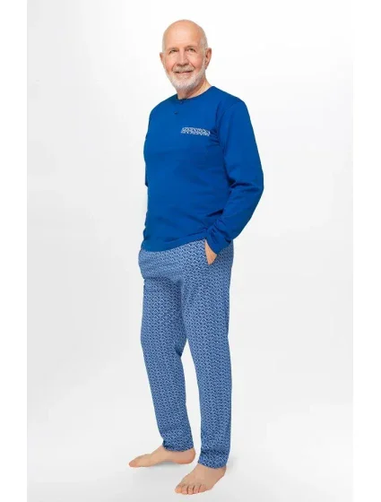 Pánske pyžamo Martel 412 Marcel II dł/r M-2XL