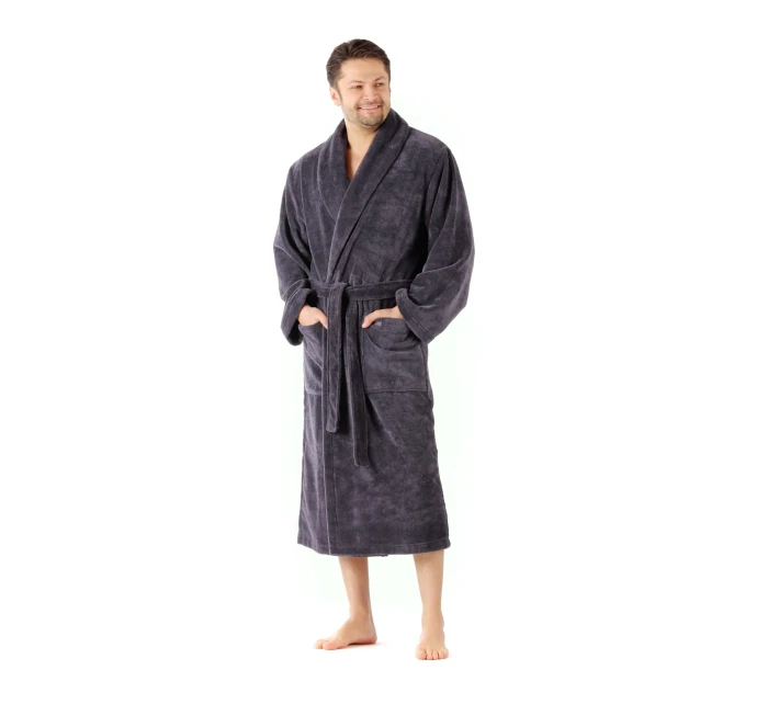 Pánsky župan Tampa 2149 oversized anthracite - Vestis