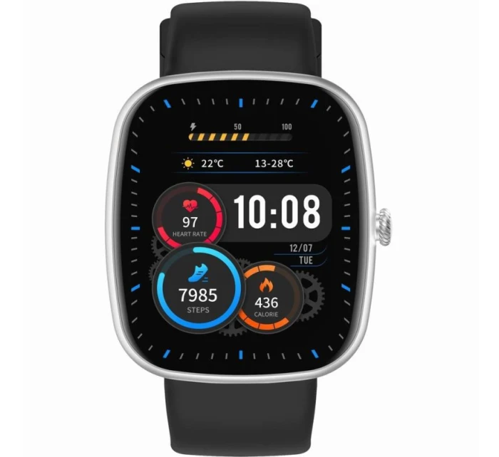 Pánské chytré hodinky Orange Strap + Black Strap model 21807101 - Gravity Pánské chytré hodinky Orange Strap + Black Strap model 21807101 - Gravity