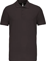 Kariban K 239 Pánske elastické polo tričko z piké 20.K239 tmavošedé