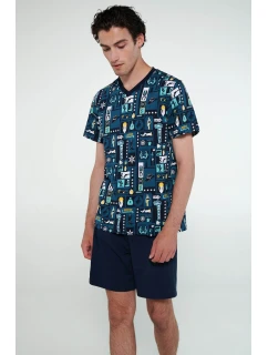 Vamp - Pyžamo s krátkymi rukávmi 20652 - Vamp