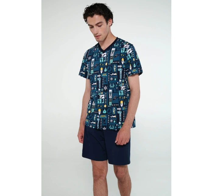 Vamp - Pyžamo s krátkymi rukávmi 20652 - Vamp