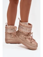 Śniegowce Damskie Z Wiązaniem O'NEILL LISA WOMEN HIGH 90253012.99U Złote