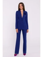 S370 Kvetinová bunda - modrá