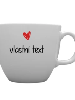 Vlastní text na MEGA XXL keramický hrnek 1000 ml 