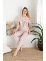 Dámske pyžamo PD005-W-01 ružové - NOVITI
