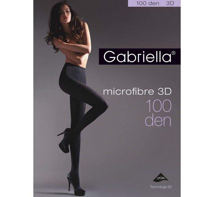 Dámske pančuchové nohavice Gabriella Microfibre 3D 119 5-XL 100 den
