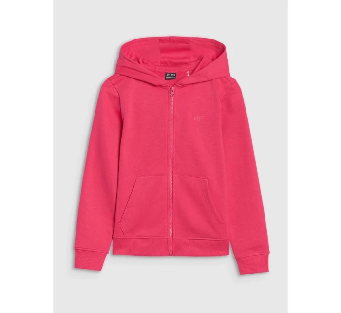 Dívčí mikina s kapucí model 22052507 - 4F Dívčí mikina s kapucí model 22052507 - 4F