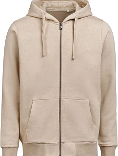 Untagged Movement OCS RCS mikina s kapucňou a zipsom po celej dĺžke Unisex mikina s kapucňou z hrubej bavlny 66.5010 latte