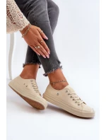 Klasické Dámské Tenisky Big Star model 21654926 Bežové - Big Star Shoes