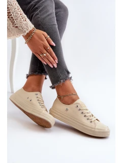 Klasické Dámské Tenisky Big Star model 21654926 Bežové - Big Star Shoes