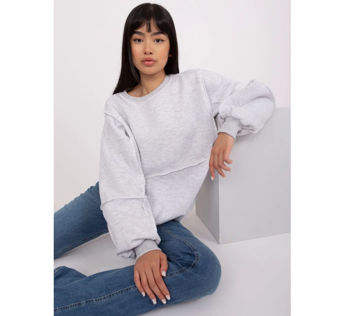 Bluza EM BL model 18741188 jasny szary - FPrice Bluza EM BL model 18741188 jasny szary - FPrice