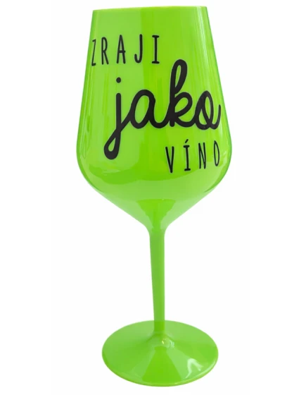 zelená nerozbitná sklenice na 470 ml model 22025181 - Giftela