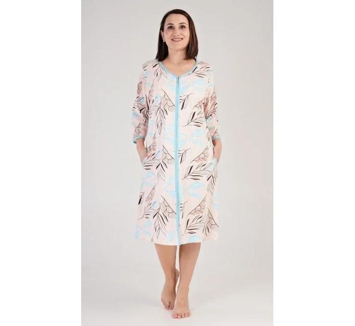 Dámske domáce šaty s trojštvrťovým rukávom Melissa