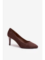 Lodičky s ihlovým podpätkom model 222700 Krok vo veľkom štýle