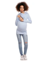 Tehotenská mikina model 84457 PeeKaBoo Tehotenská mikina model 84457 PeeKaBoo