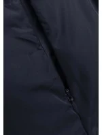 Tmavo modro-čierna obojstranná dlhá dámska vesta (V723) Tmavo modro-čierna obojstranná dlhá dámska vesta (V723)