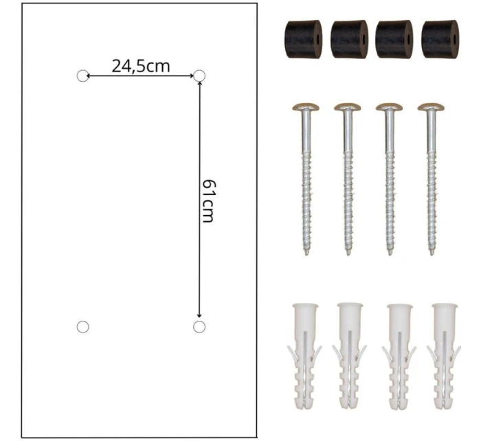 KURIÉRSKA POŠTOVÁ SCHRÁNKA 2V1 STOJACA 38X41X102CM 1068749