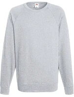 Fruit of the Loom Lightweight Raglan Sweat Pánska raglánová mikina 16.2138 heather grey Fruit of the Loom Lightweight Raglan Sweat Pánska raglánová mikina 16.2138 heather grey