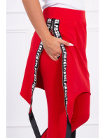 Nohavice/oblek s nápisom selfie red