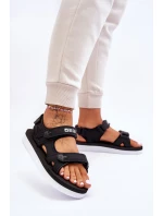 Dámské sportovní sandály na platformě Big Star model 21610834 Černé - Big Star Shoes