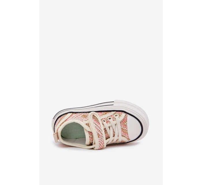 Dívčí Tenisky Na Suchý Zip Růžové model 21700979 - Boto