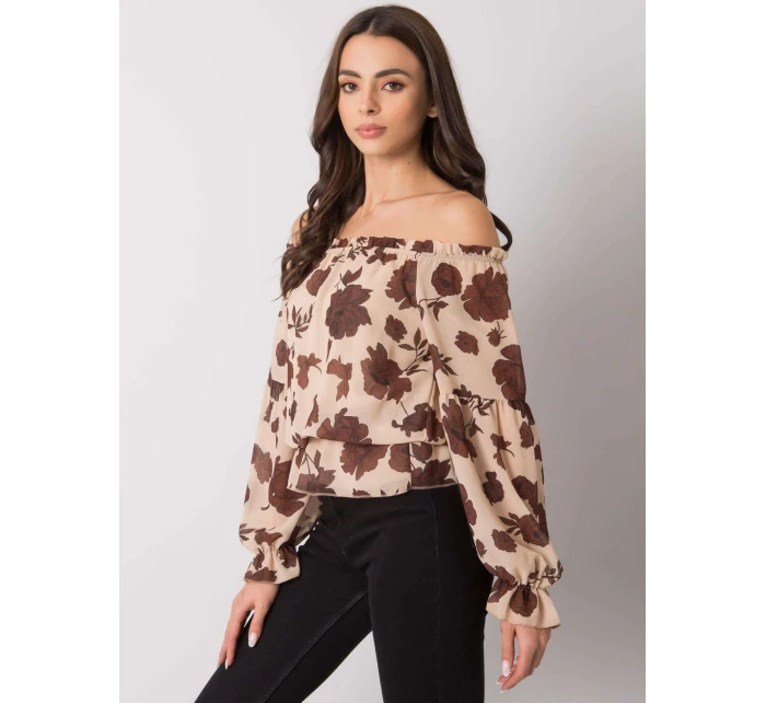 Blúzka DHJ BZ 15168.15P béžová Blúzka DHJ BZ 15168.15P béžová