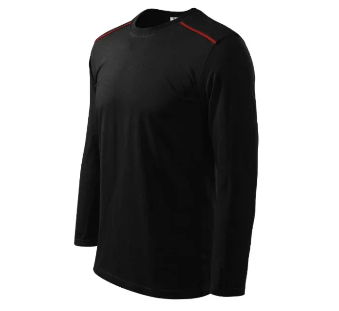 Tričko s dlhým rukávom unisex čierne