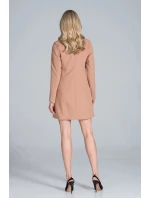 Dámske šaty M822 Brown - Figl