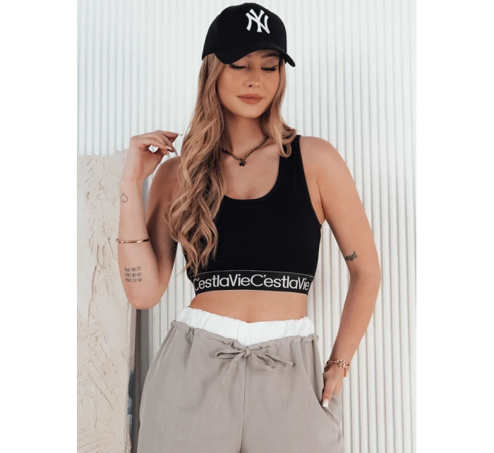 Dámský top black model 21974002 - Dstreet Dámský top black model 21974002 - Dstreet