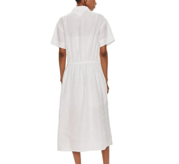 PLÁTENNÉ MIDI ŠATY TOMMY HILFIGER