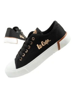 Lee Cooper dámske športové topánky textilné tenisky štýlové čierne dámske