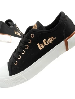 Lee Cooper dámske športové topánky textilné tenisky štýlové čierne dámske