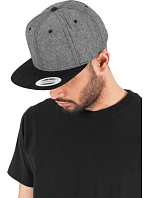Flexfit 6089SU/6089CH 6-panelová snapbacková čiapka „Suede“ 55.689S čierna Flexfit 6089SU/6089CH 6-panelová snapbacková čiapka „Suede“ 55.689S čierna