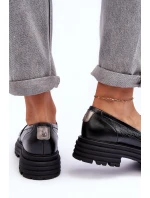 Dámské kůže na plochém podpatku černé model 21633027 - Laura Messi