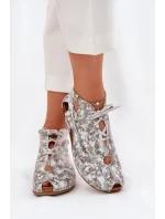 Vzorované Kožené Kotníkové Boty model 21693680 - Maciejka