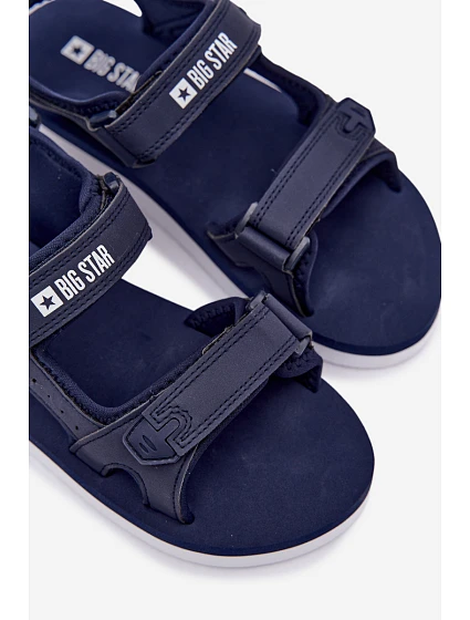 Dámské sportovní sandály na platformě Big Star model 22095377 tmavě modré - Big Star Shoes Dámské sportovní sandály na platformě Big Star model 22095377 tmavě modré - Big Star Shoes