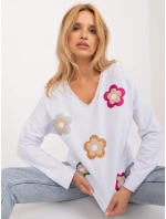 Bluzka DHJ BZ model 19648822 biały - FPrice Bluzka DHJ BZ model 19648822 biały - FPrice