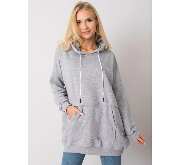 Mikina RV BL 7095.30P sivá
