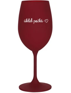 ÚKLID POČKÁ - bordo sklenice na víno 350 ml