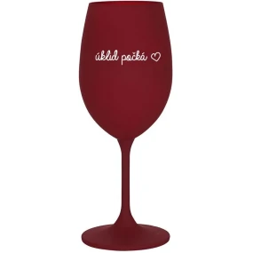 ÚKLID POČKÁ - bordo sklenice na víno 350 ml