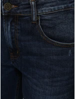 Pánske džínsy slim fit tmavomodré FashionStreet UX4479