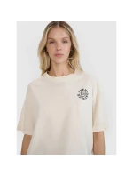 Dámske tričko oversize s potlačou 4F 4FWSS25TTSHF1993-11S Dámske tričko oversize s potlačou 4F 4FWSS25TTSHF1993-11S