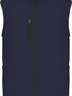 K 403 Pánská 3vrstvá softshellová vesta model 22508900 navy - Kariban