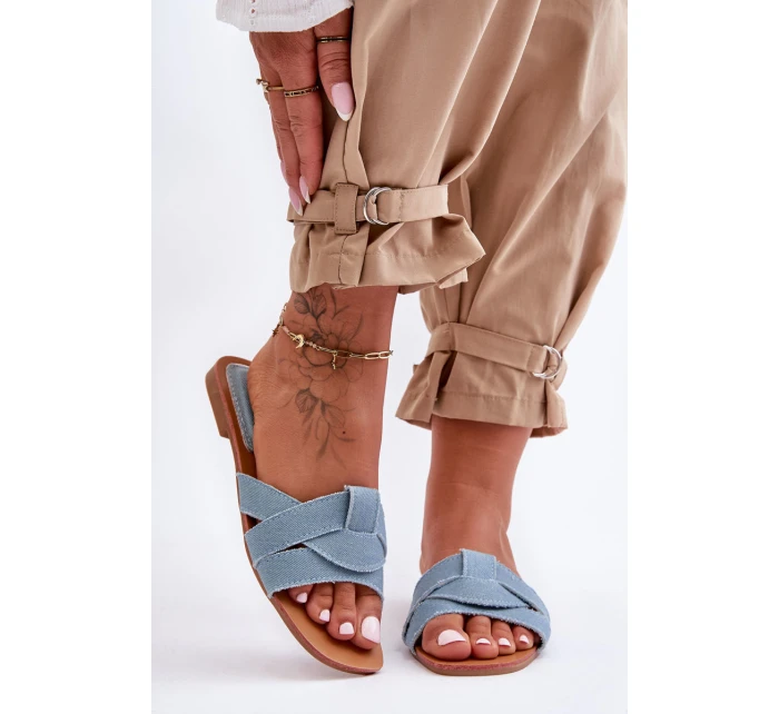 Dámské sandály světle modré model 21628551 - Boto Dámské sandály světle modré model 21628551 - Boto